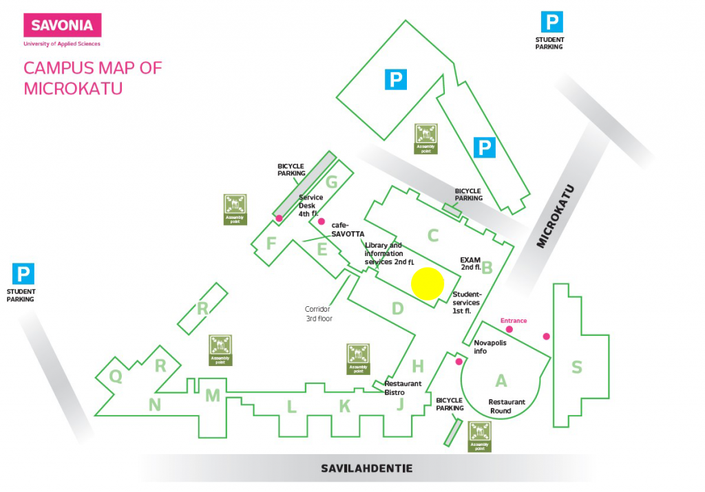 Microkatu campus map